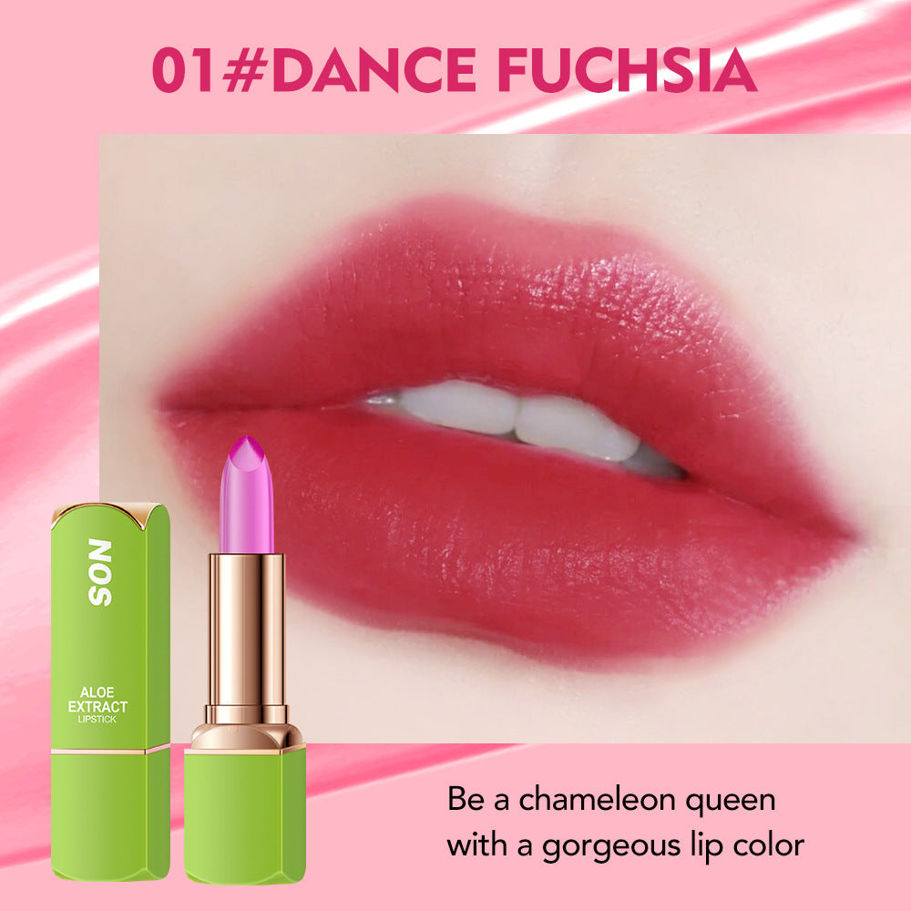 Aloe Temperature Change Lipstick Lip Balm No Stain On Cup
