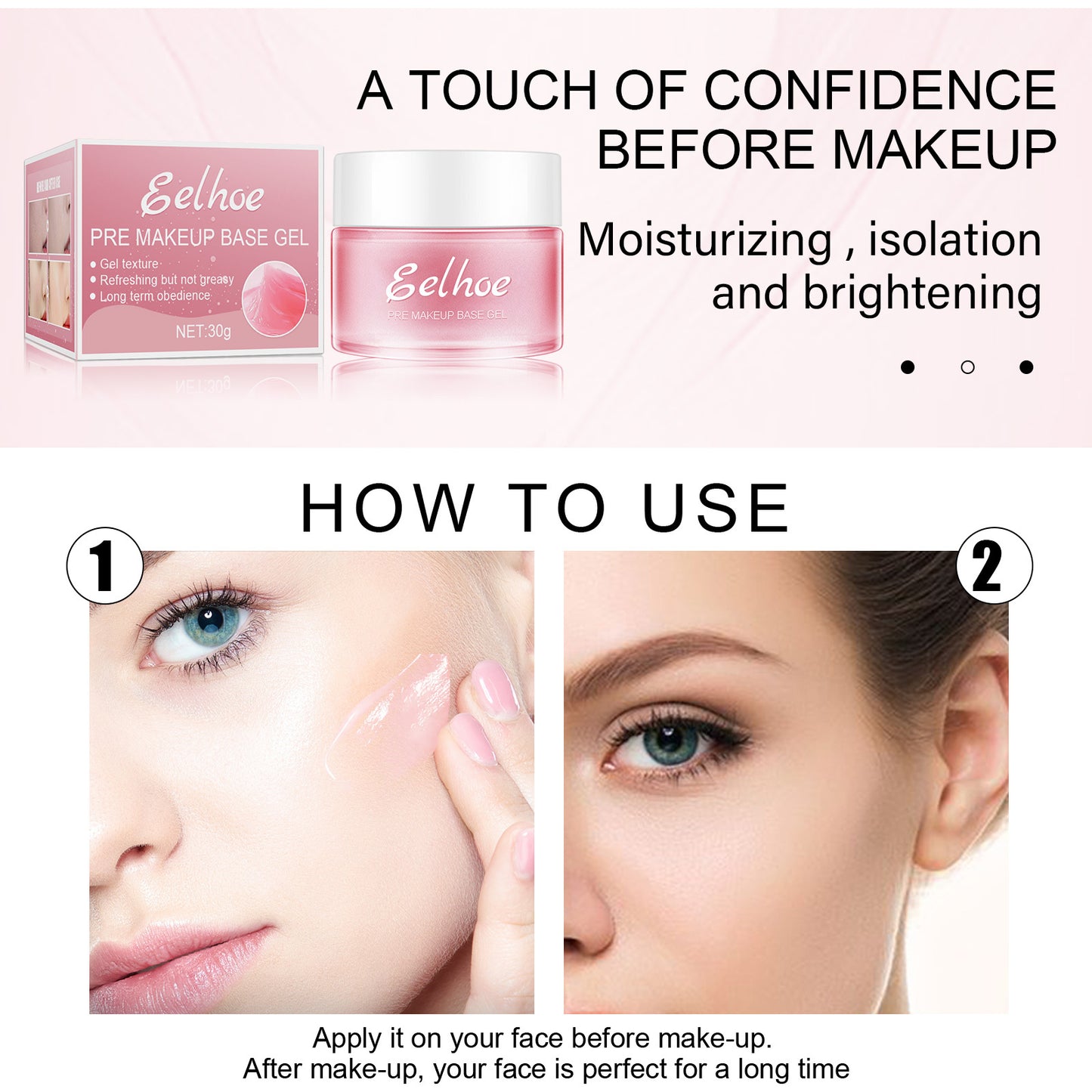 Pre Makeup Priming Gel Pre Makeup Moisturizing And Firming Skin Isolation Priming Concealer